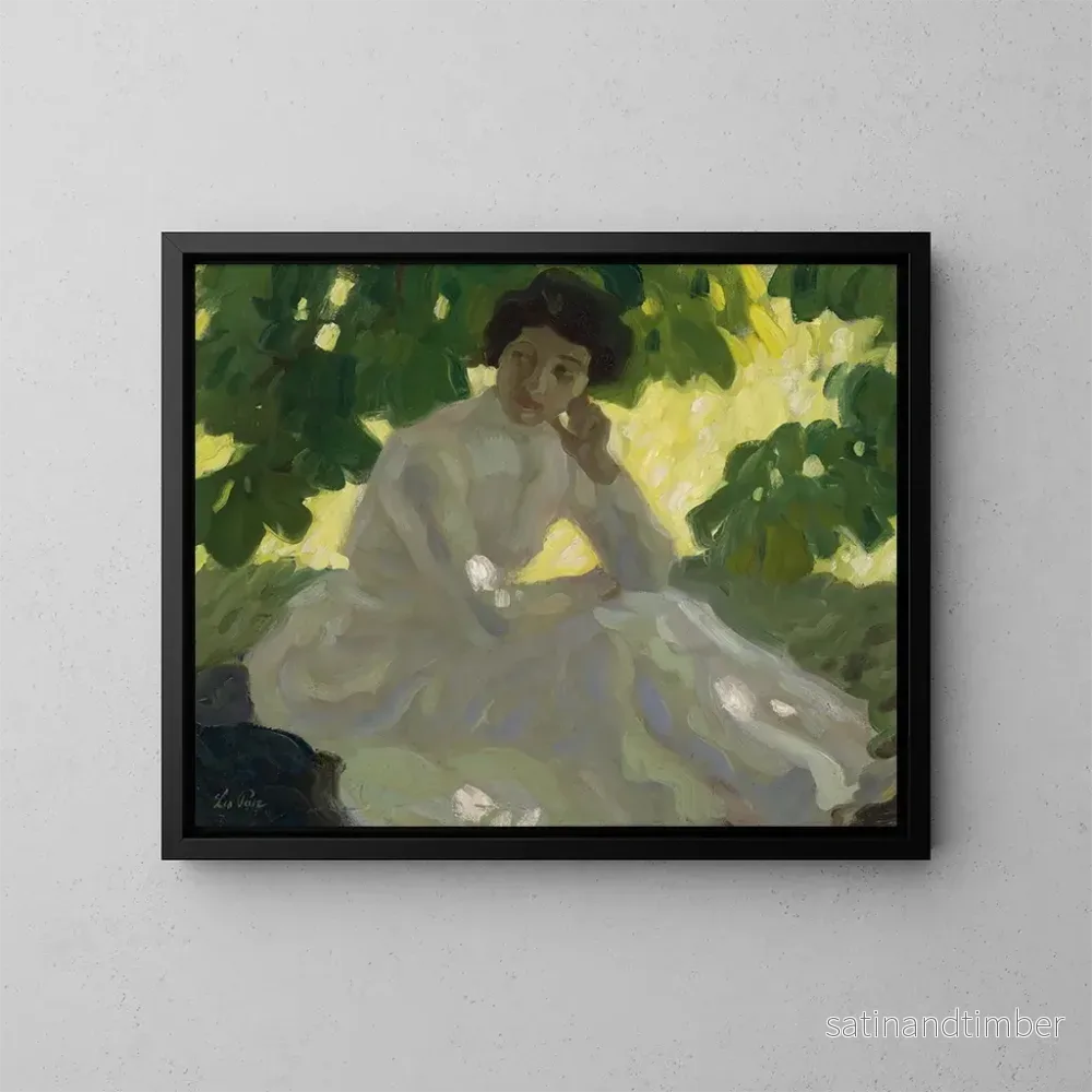 Reproduktion av målningen Sommardag - Leo Putz