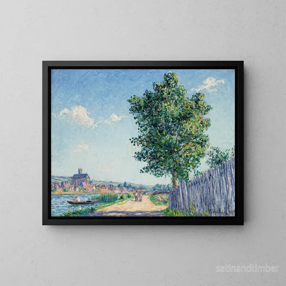 Reproduktion av målningen Le peuplier, solseffekt i Villeneuve-sur-Yonne – Francis Picabia Reproduktion av målningen Le peuplier, solseffekt i Villeneuve-sur-Yonne – Francis Picabia