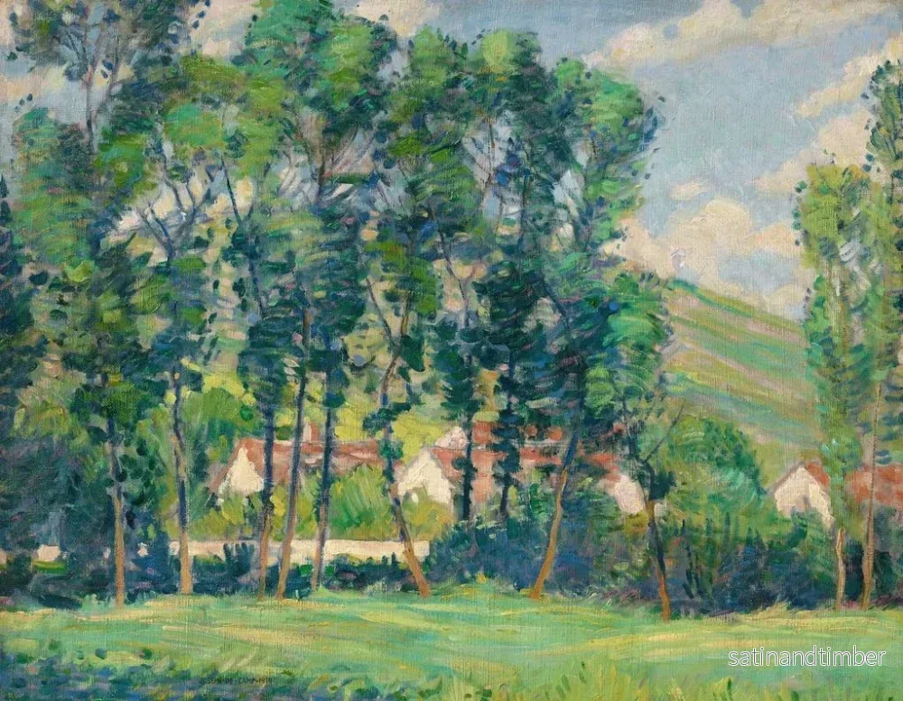 Reproduktion av målningen Toits rouges - Joseph Rodefer DeCamp - Bild 2