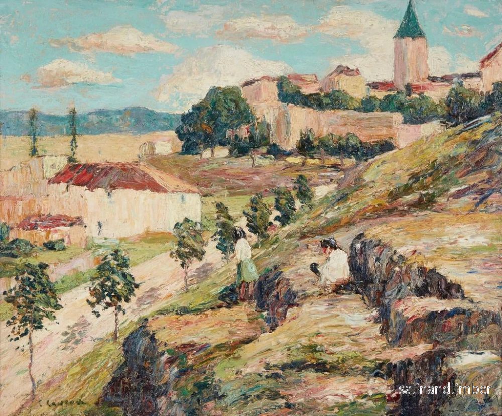 Reproduktion av målningen En solig dag i Sevilla - Ernest Lawson - Bild 2