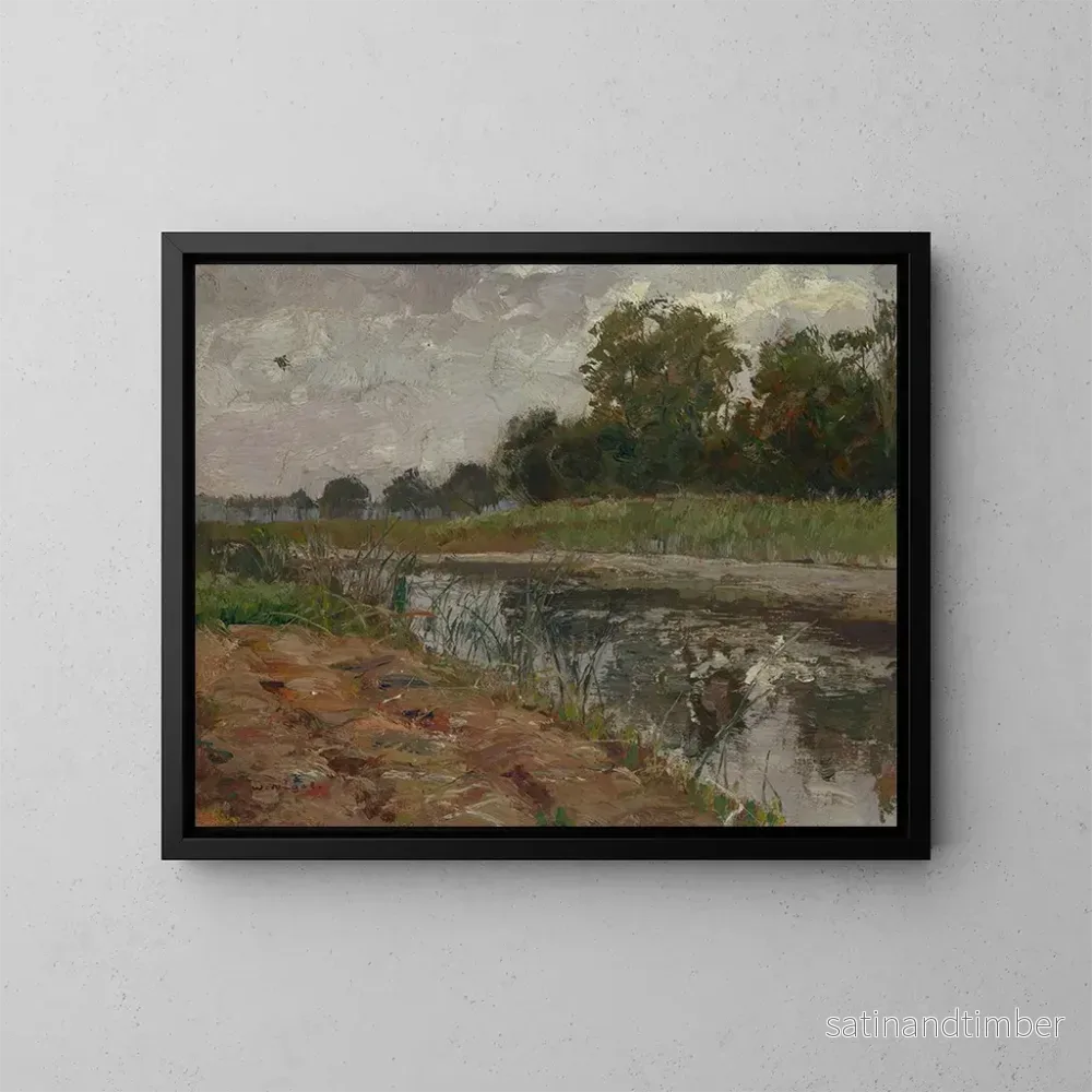 Reproduktion av målningen Rive de fleuve - Wilhelm Nagel