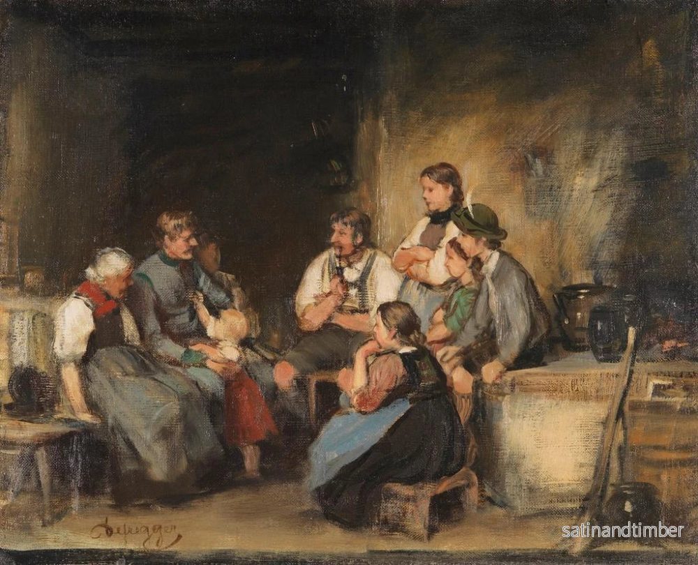 Reproduktion av målningen L'esquisse du vacancier - Franz von Defregger - Bild 2