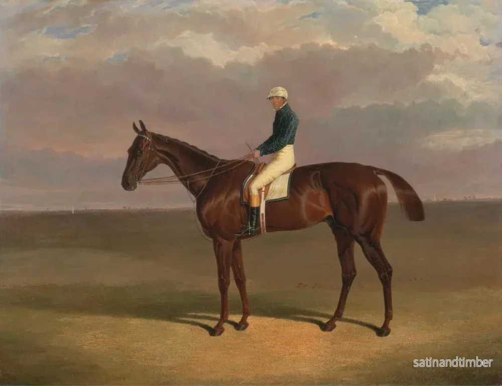 Reproduktion av målningen Margrave med James Robinson Up - John Frederick Herring den äldre - Bild 2