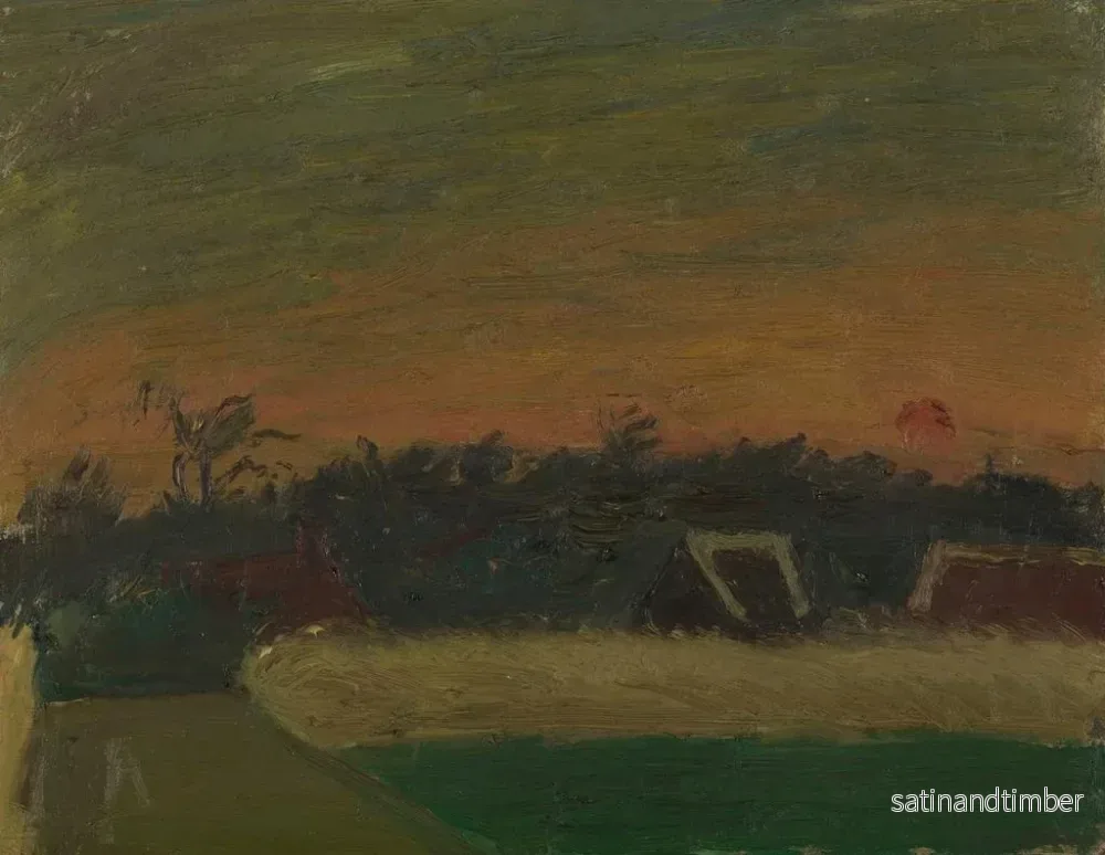 Reproduktion av målningen Solnedgång - Gustave De Smet - Bild 2