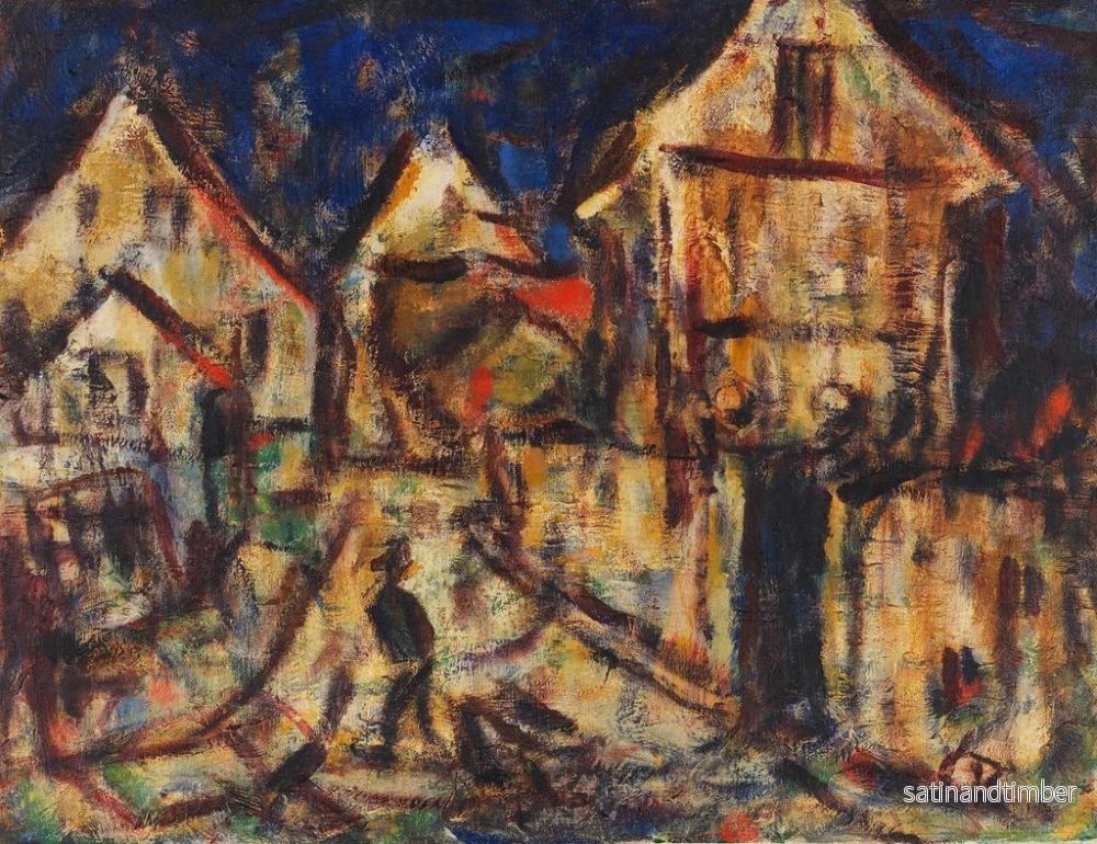 Reproduktion av målningen Maison à Soest - Christian Rohlfs - Bild 2