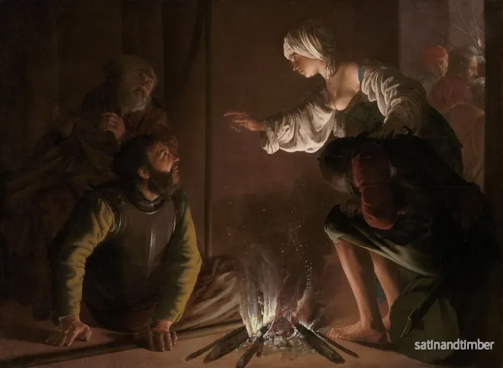 Reproduktion av målningen Le reniement de saint Pierre - Hendrick Ter Brugghen - Bild 2