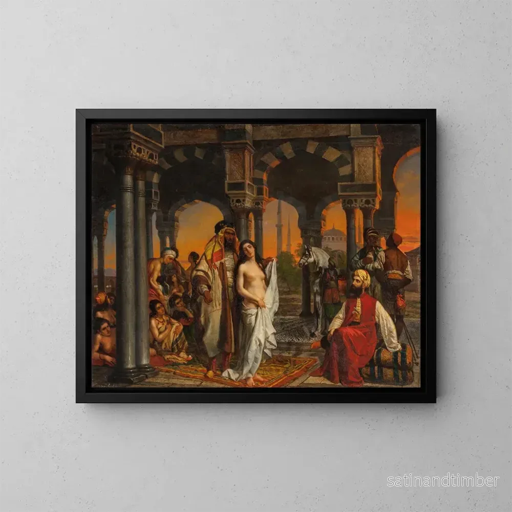Reproduktion av målningen Crépuscule de Constantinople - Giovan Francesco Locatelli