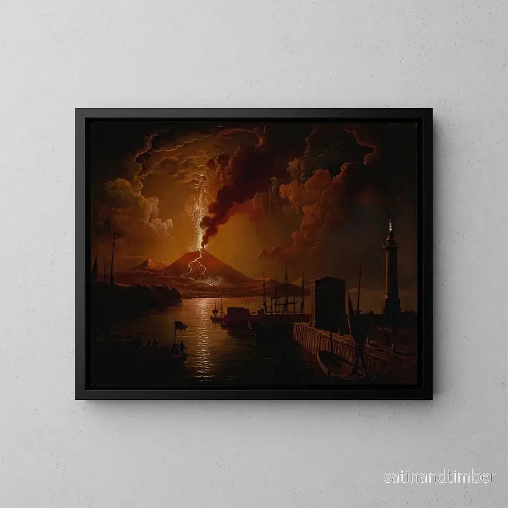 Reproduktion av målningen La baie de Naples - Sebastian Pether