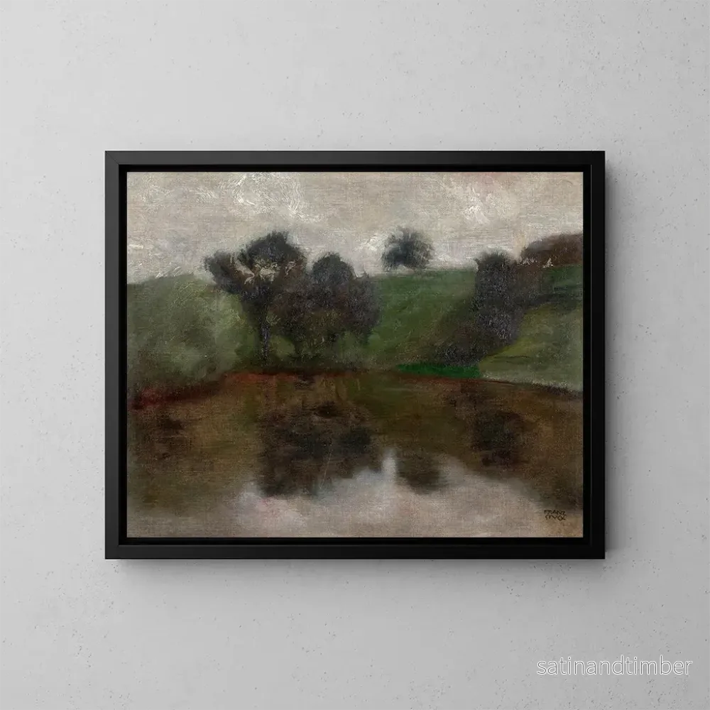 Reproduktion av målningen Landskap – Franz von Stuck Reproduktion av målningen Landskap – Franz von Stuck