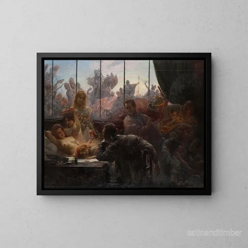 Reproduktion av målningen Le rêve des poètes - Emil Holarek