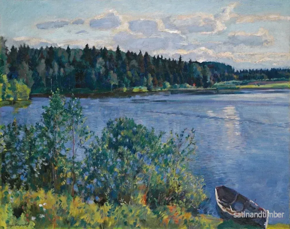 Reproduktion av målningen Le Lac - Sergei Arsenevich Vinogradov - Bild 2