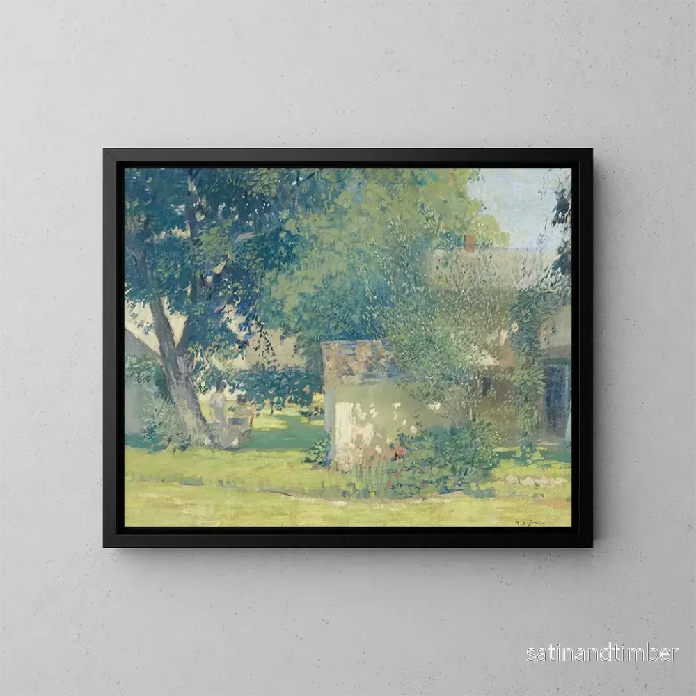 Reproduktion av målningen La ferme Carroll Price, township de Solebury - Rae Sloan Bredin