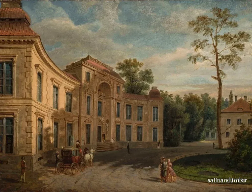 Reproduktion av målningen Palais Mylewicki à Łazienki - Marcin Zaleski - Bild 2