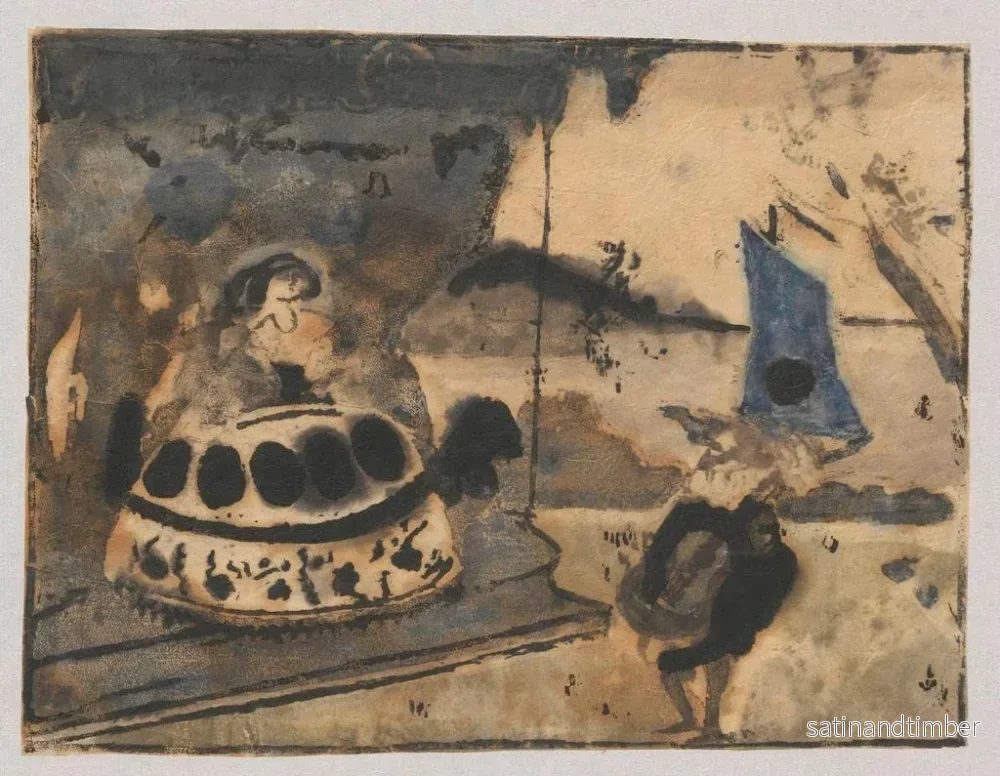 Reproduktion av målningen Serenad - Tadeusz Makowski - Bild 2