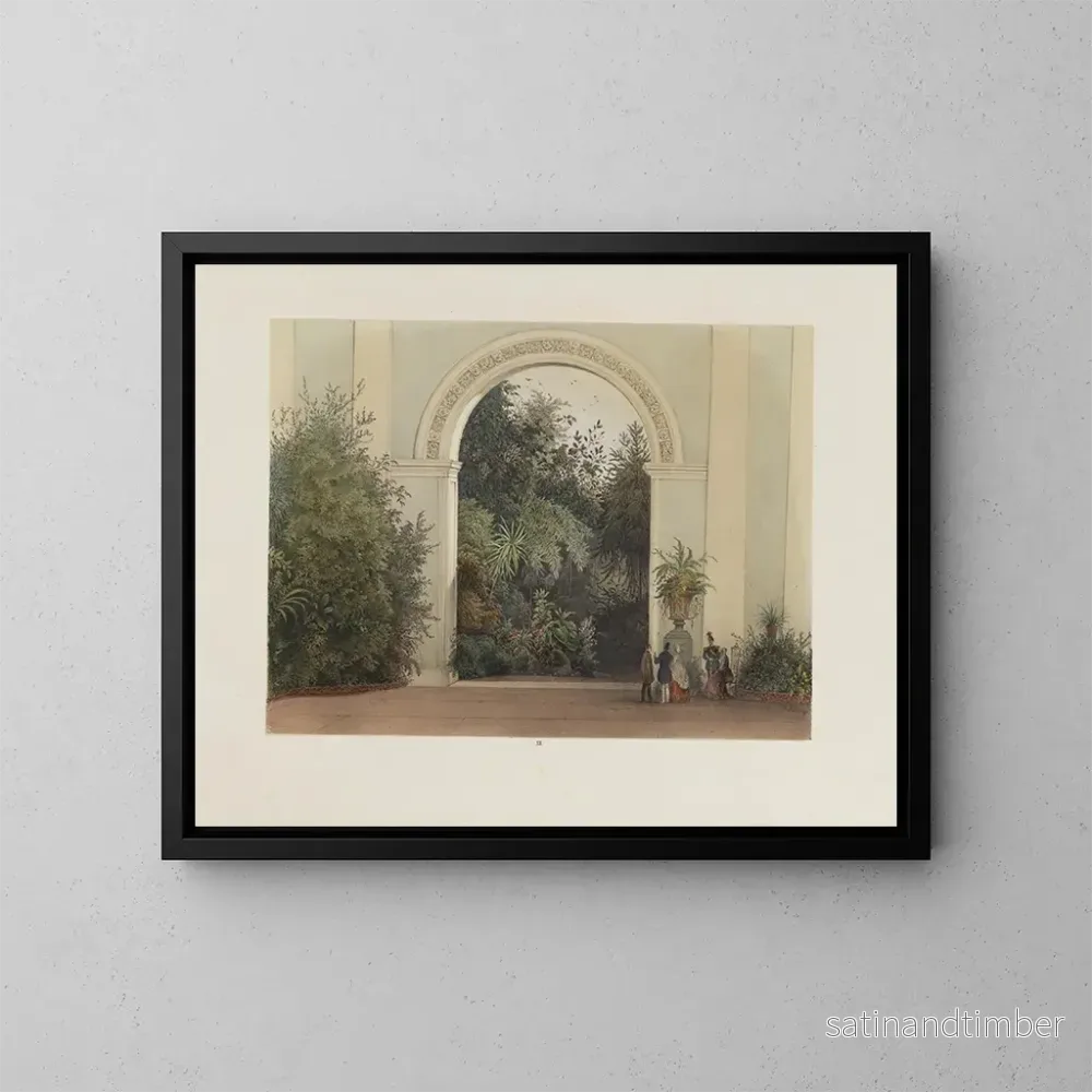 Reproduktion av målningen Le jardin d’hiver dans la Hofburg impériale et royale de Vienne Pl12 – Franz Antoine Reproduktion av målningen Le jardin d’hiver dans la Hofburg impériale et royale de Vienne Pl12 – Franz Antoine