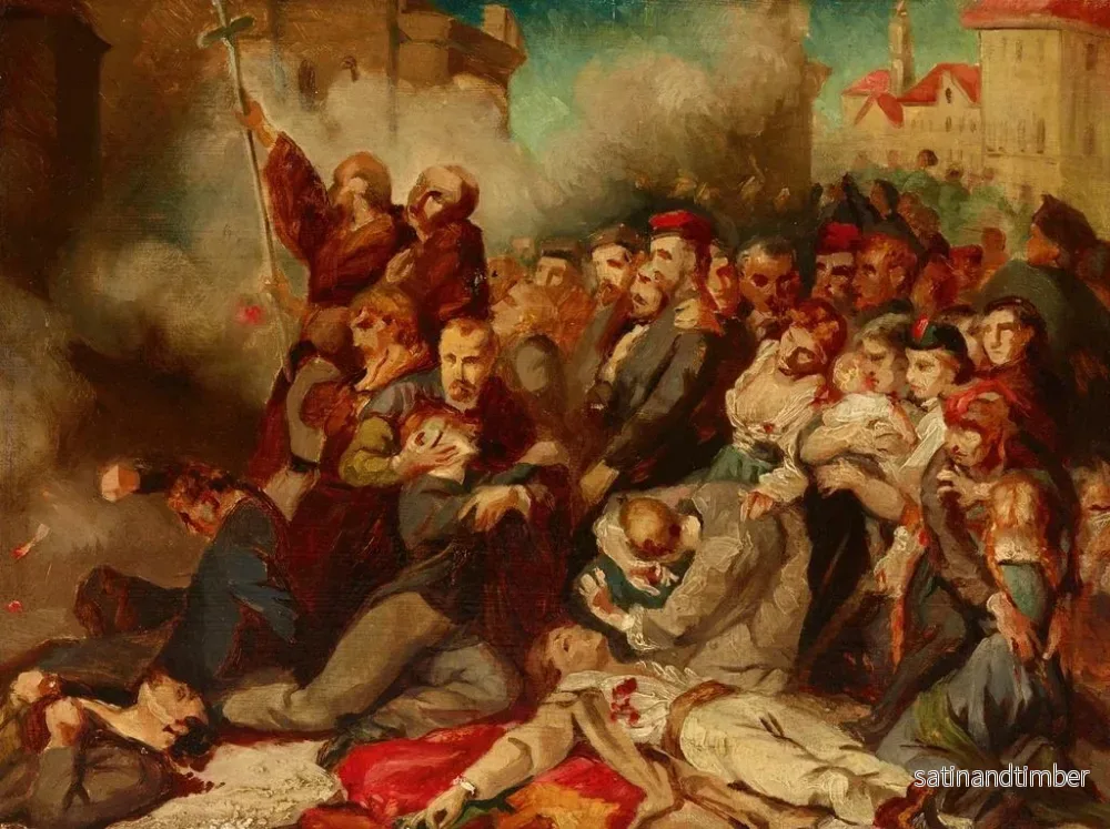 Reproduktion av målningen Varsovie, 8 april 1861 - Tony Robert-Fleury - Bild 2