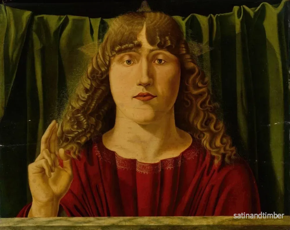 Reproduktion av målningen Le Christ bénissant - Jacopo da Valenza - Bild 2