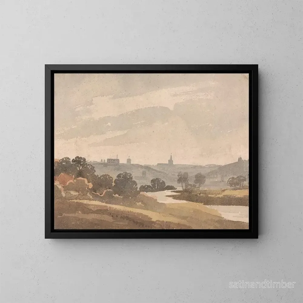 Reproduktion av målningen Norwich från grusgravarna - Robert Dixon