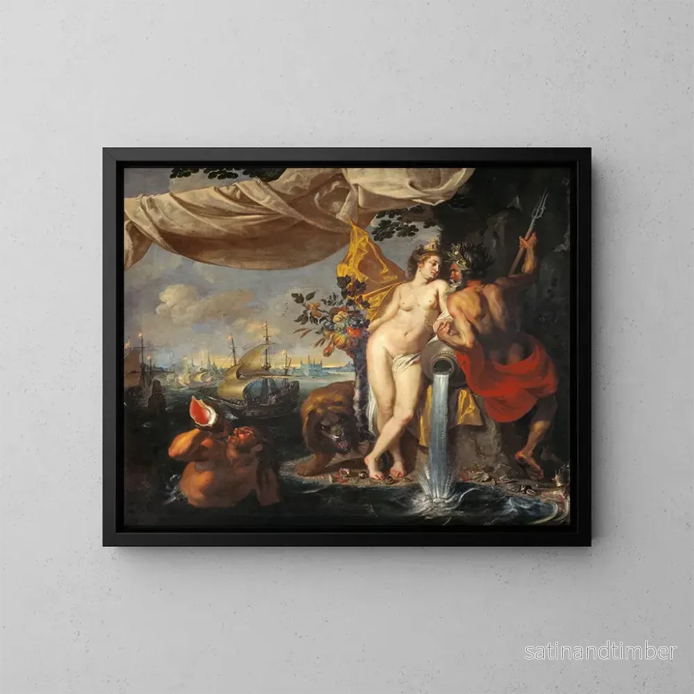 Reproduktion av målningen Allégorie du Son - Isaac Isaacsz