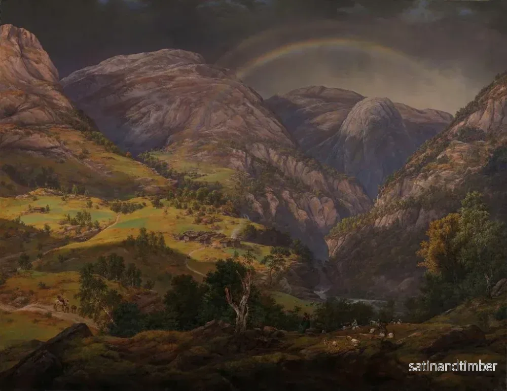 Reproduktion av målningen Vue de Stalheim - Johan Christian Dahl - Bild 2