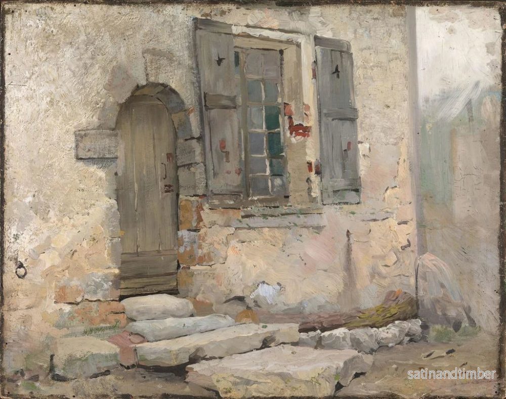 Reproduktion av målningen Mur de maison à Grez - Fredrik Kolstø - Bild 2