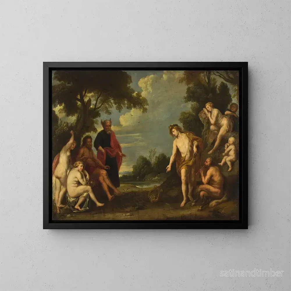 Reproduktion av målningen Le Jugement de Midas – Jacob Jordaens skola Reproduktion av målningen Le Jugement de Midas – Jacob Jordaens skola