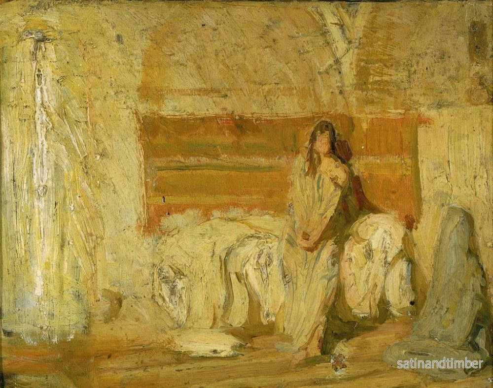 Reproduktion av målningen Studie för Annunciationen - Henry Ossawa Tanner - Bild 2