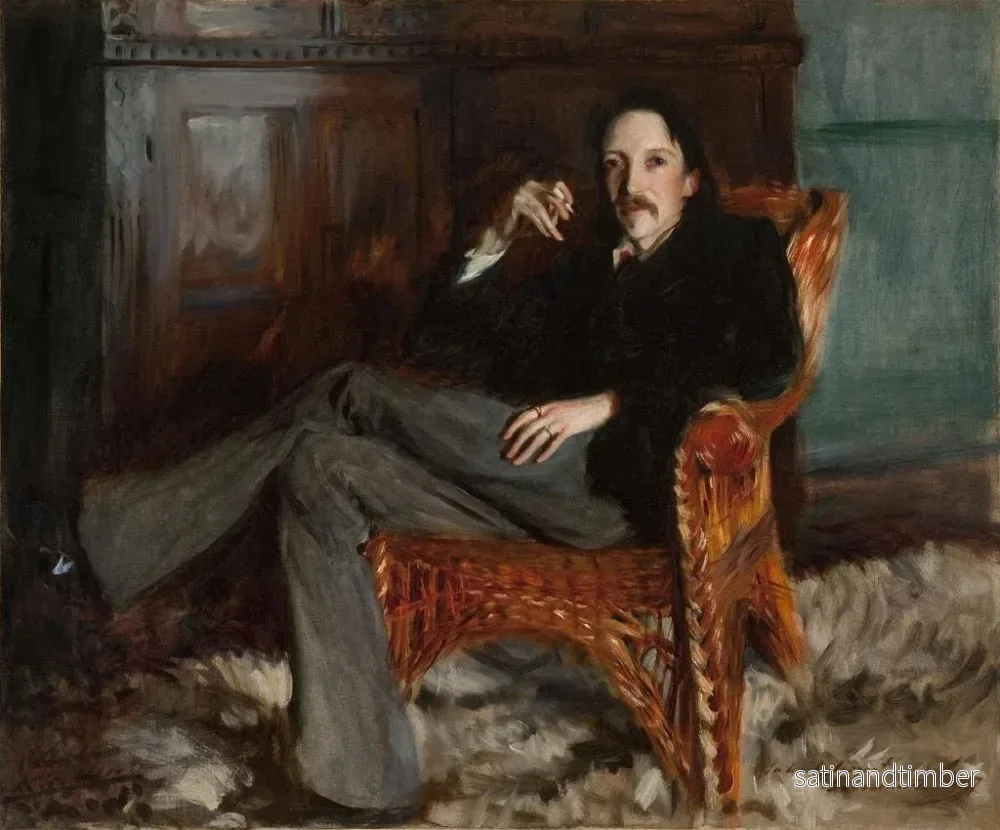 Reproduktion av målningen Robert Louis Stevenson - John Singer Sargent - Bild 2