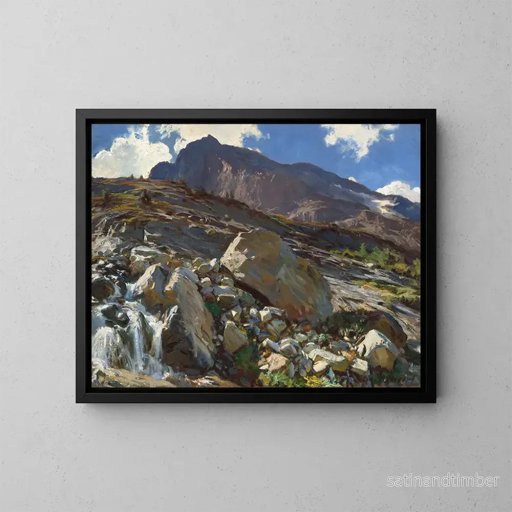 Reproduktion av målningen Col du Simplon - John Singer Sargent