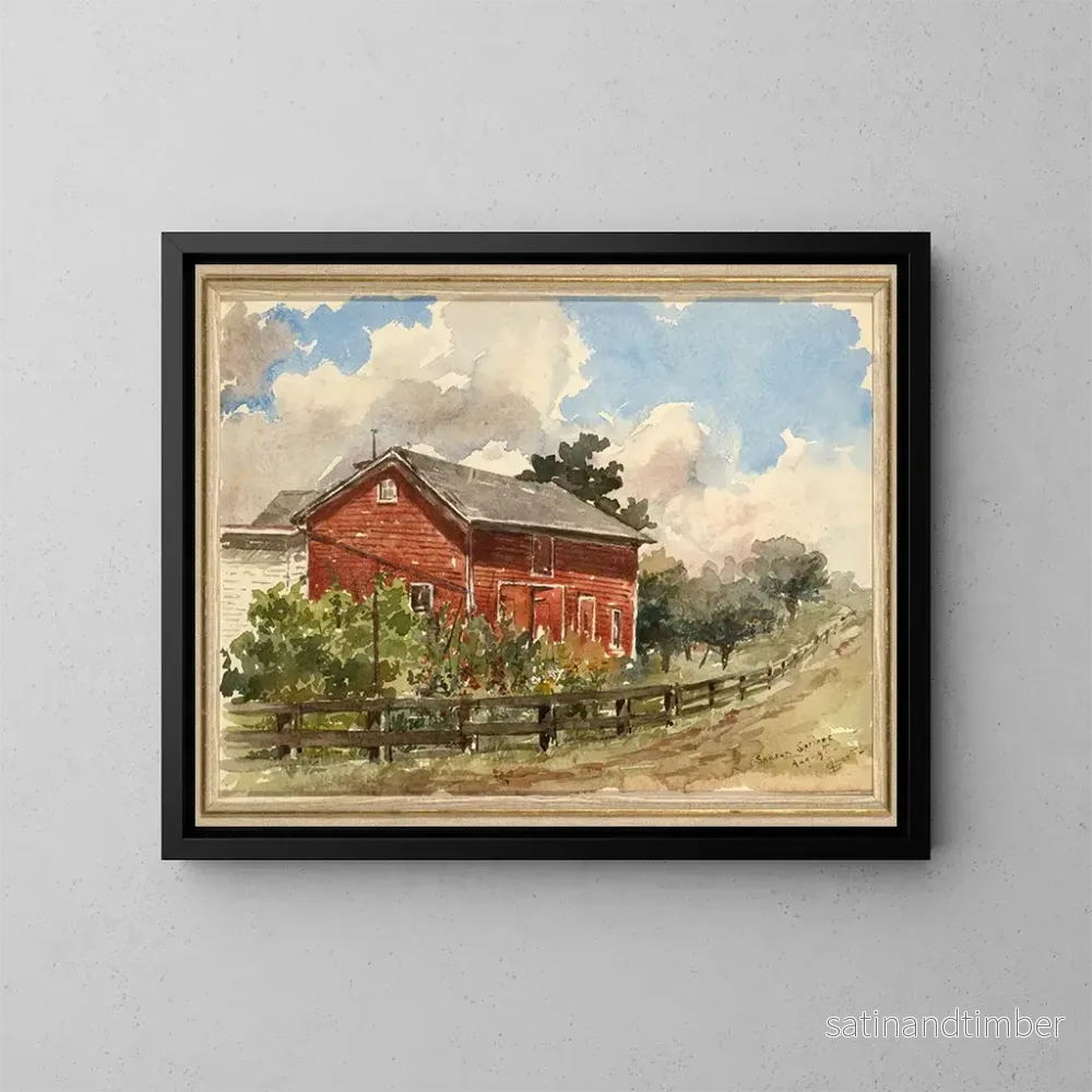 Reproduktion av målningen Sharon Springs - Elizabeth Boott Duveneck