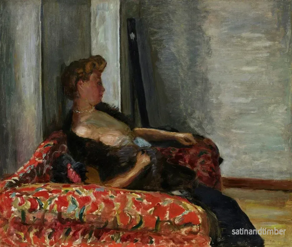 Reproduktion av målningen Porträtt av kvinna - Pierre Bonnard - Bild 2