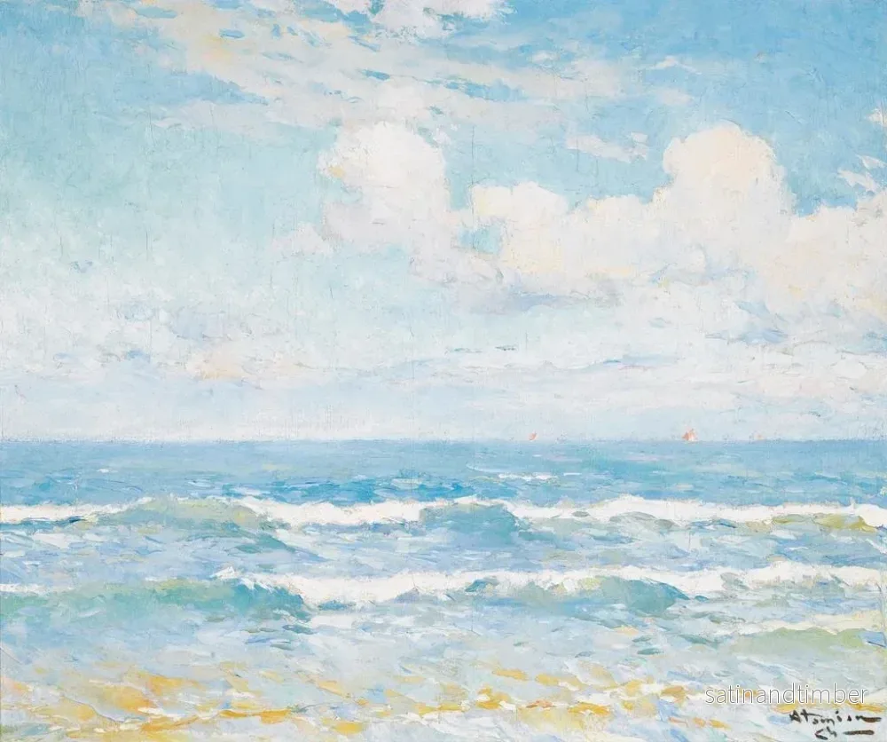 Reproduktion av målningen Marine - Charles Atamian - Bild 2