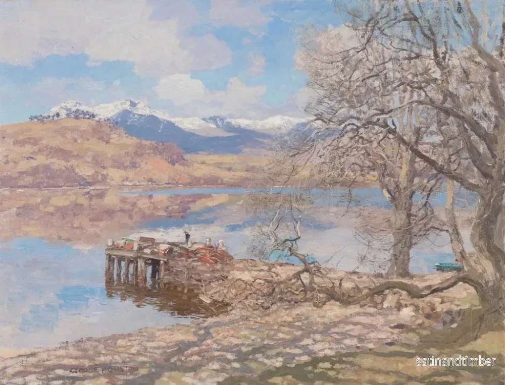 Reproduktion av målningen Loch Awe vid Portsonachan - George Houston - Bild 2