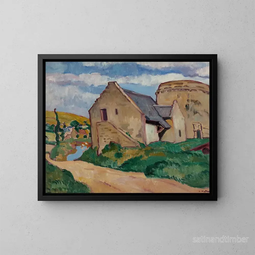 Reproduktion av målningen La tour en Normandie - Louis Valtat