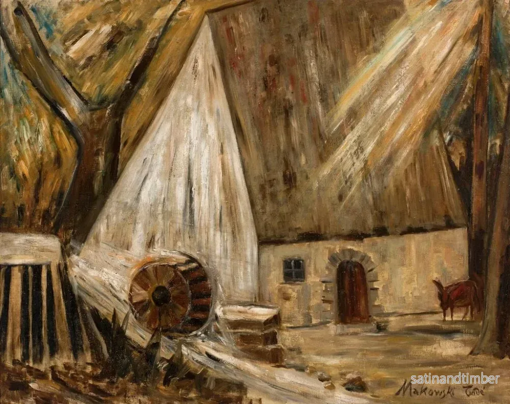 Reproduktion av målningen Moulin à Banay - Tadeusz Makowski - Bild 2