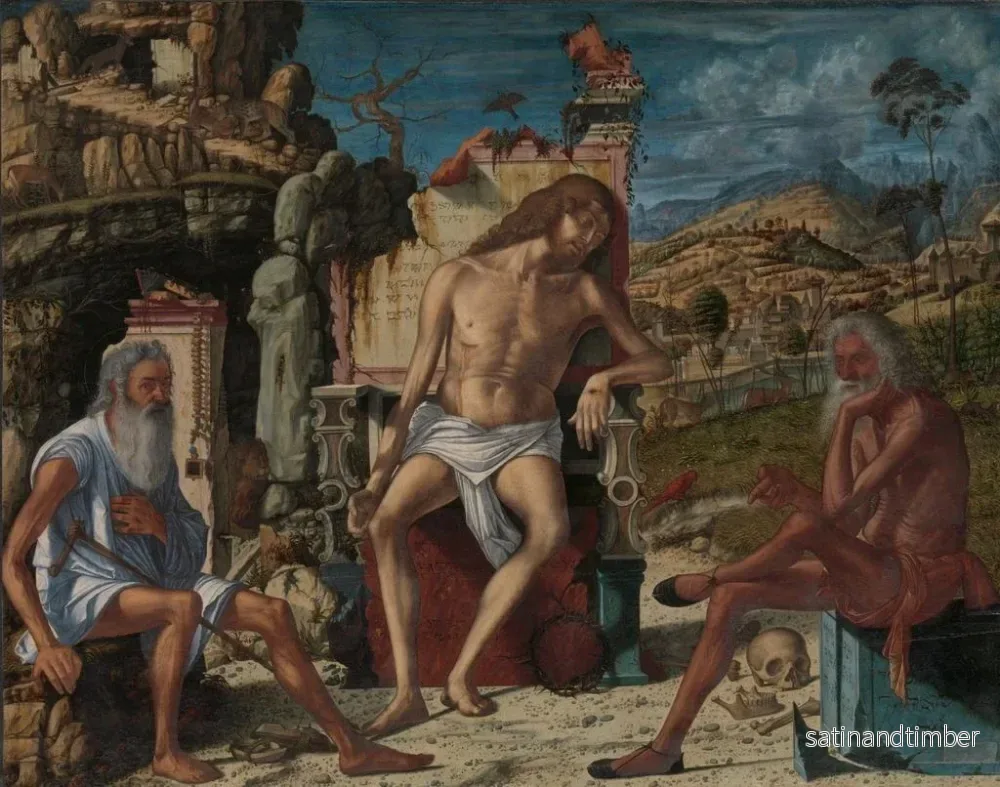 Reproduktion av målningen La Méditation sur la Passion - Vittore Carpaccio - Bild 2