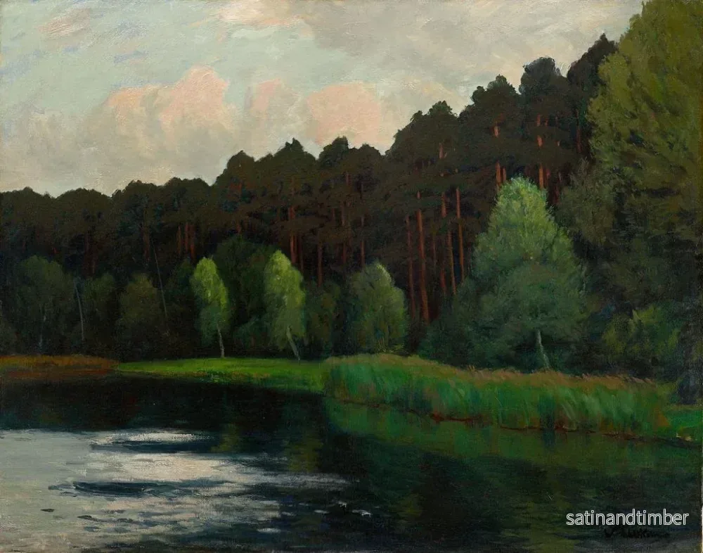 Reproduktion av målningen av sjön Müritz - Walter Leistikow - Bild 2