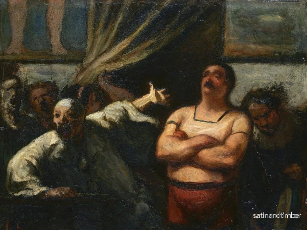 Reproduktion av målningen L'Homme fort - Honoré Daumier - Bild 2