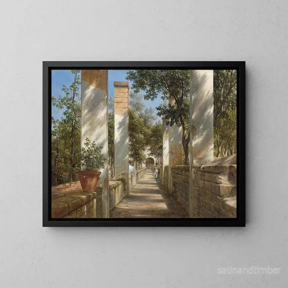 Reproduktion av målningen Pergola med apelsiner - Thomas Fearnley