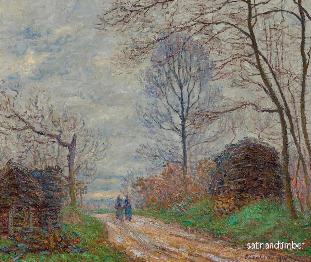Reproduktion av målningen Chemin des Sablons à Moret - Francis Picabia - Bild 2
