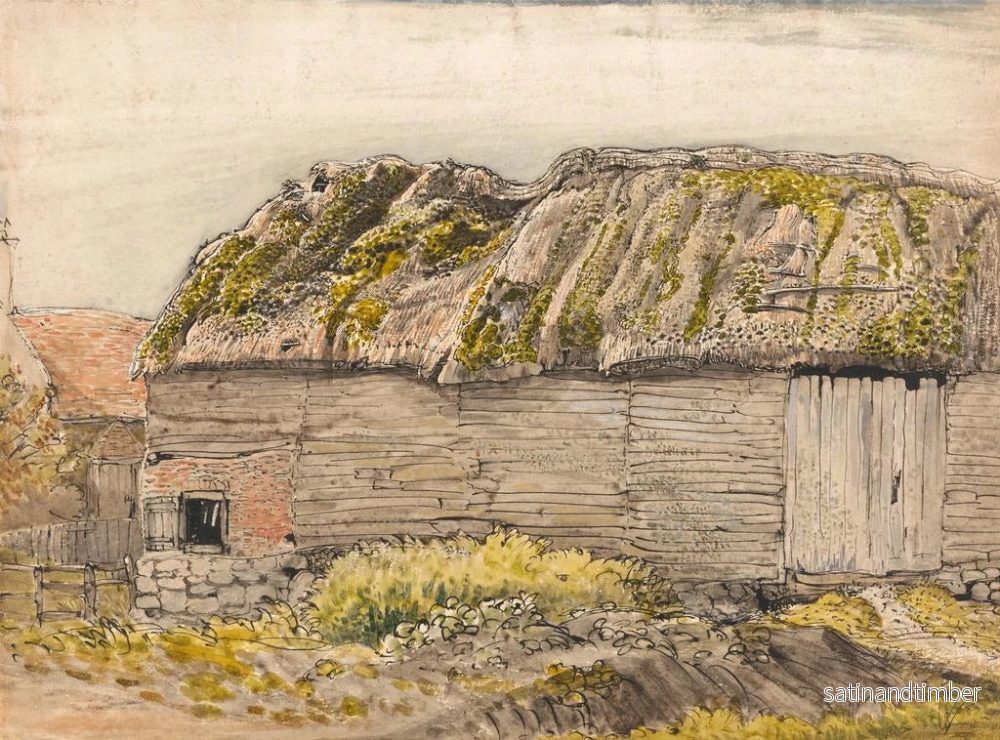 Reproduktion av målningen En lada med mossig tak i Shoreham - Samuel Palmer - Bild 2