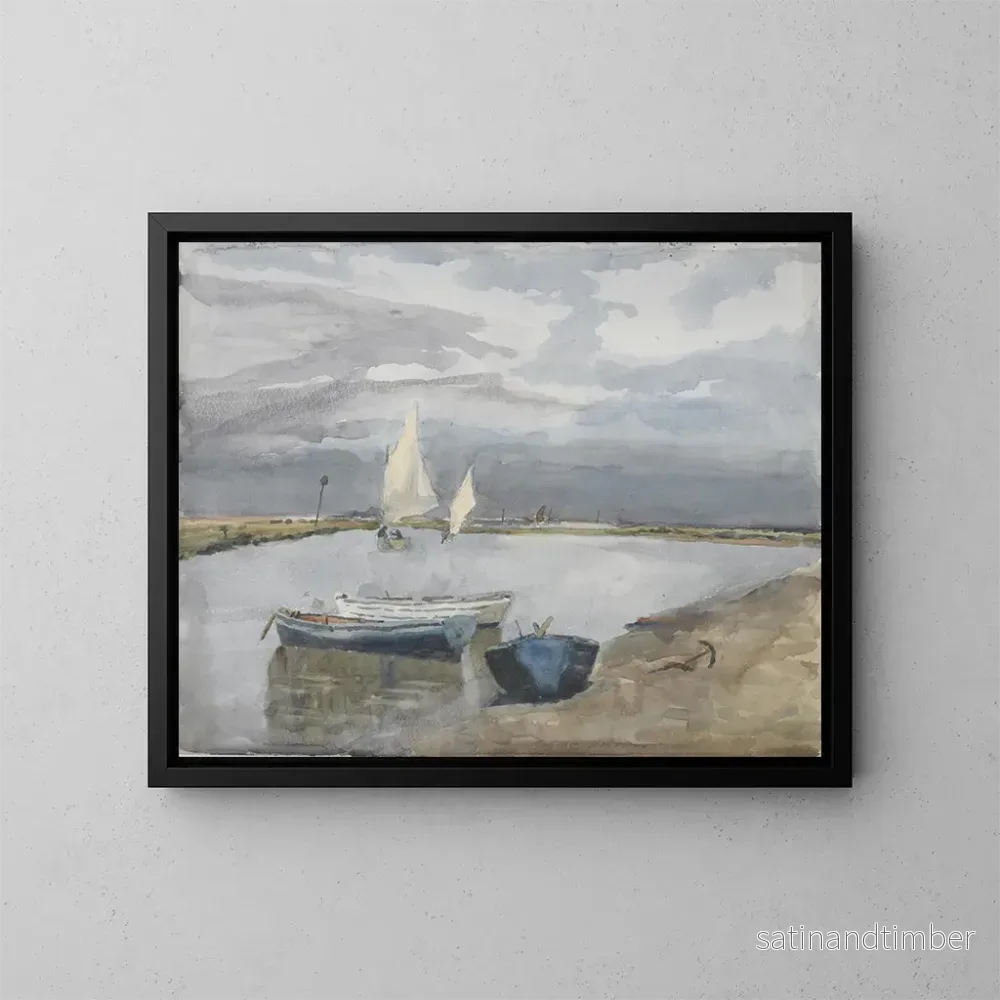Reproduktion av målningen Blakeney - Mark Fisher