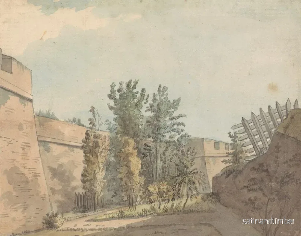 Reproduktion av målningen Fort de Languard sur la rivière Orwell - Capitaine Francis Grose - Bild 2