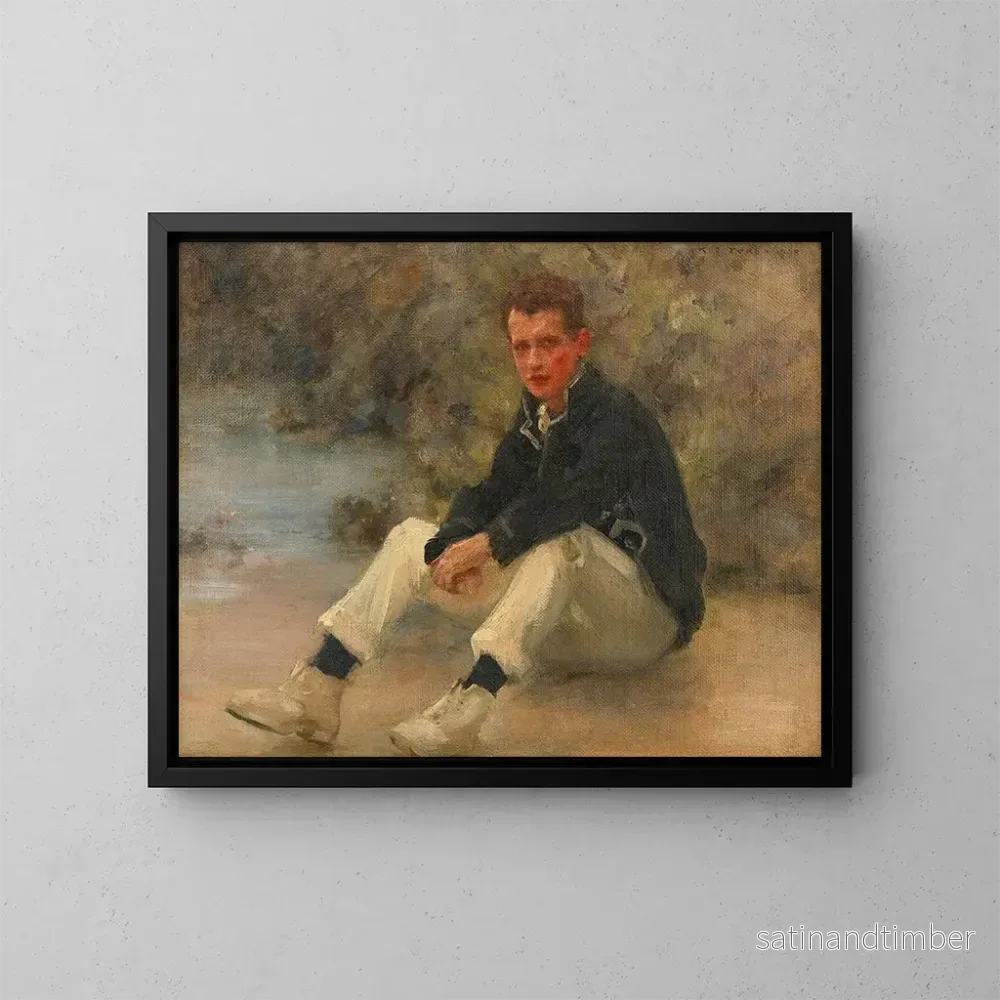 Reproduktion av målningen En ung sjöman - Henry Scott Tuke