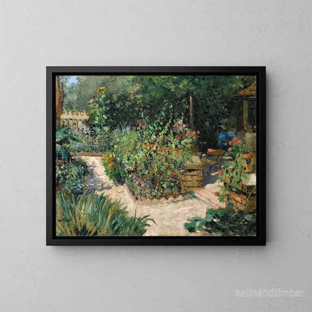 Reproduktion av målningen Le Jardin - Louis Abel-Truchet