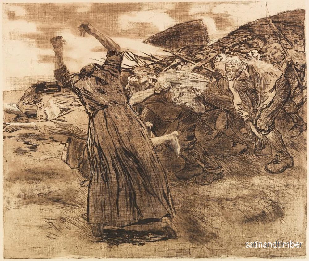 Reproduktion av målningen Rupture - Käthe Kollwitz - Bild 2