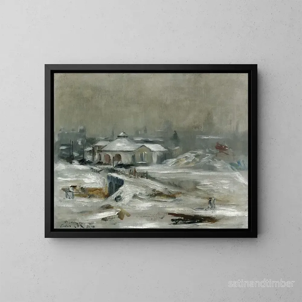 Reproduktion av målningen La Gare du chemin de fer de Sceaux - Édouard Manet