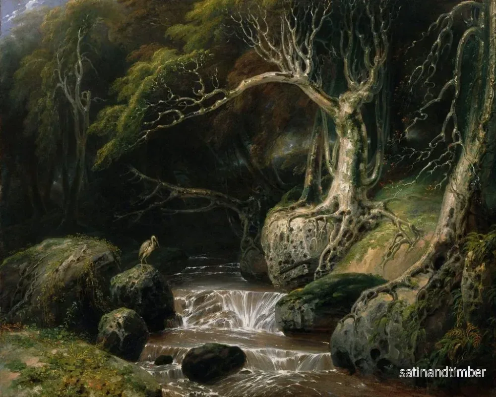 Reproduktion av målningen Solitude paysagère - Richard Westall - Bild 2