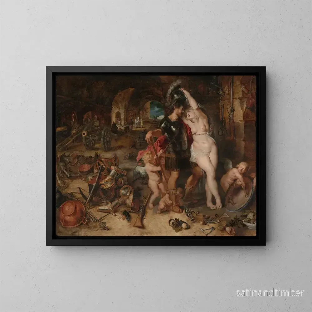 Reproduktion av målningen Le retour de la guerre, Mars désarmé par Vénus – Peter Paul Rubens Reproduktion av målningen Le retour de la guerre, Mars désarmé par Vénus – Peter Paul Rubens