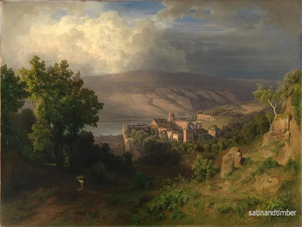 Reproduktion av målningen Vue sur Heidelberg - Bernhard Fries - Bild 2